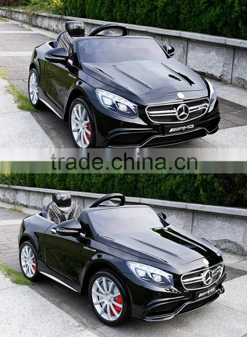 Licensed Mercedes Benz S63 Licensed Kids Electric Toy Ride on Car 12v Battery Powered