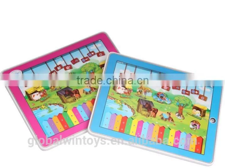 y-pad series gw-tys2921m 2d-pad touch screen learning toy happy farm music machines
