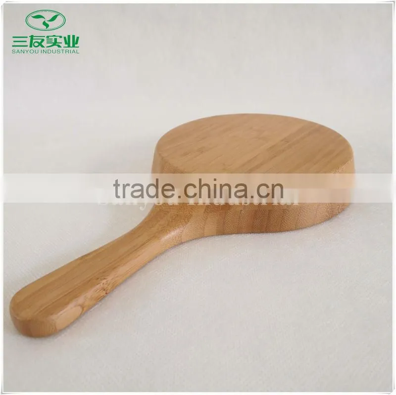 China alibaba bulk Natural Bamboo Pan with Handle