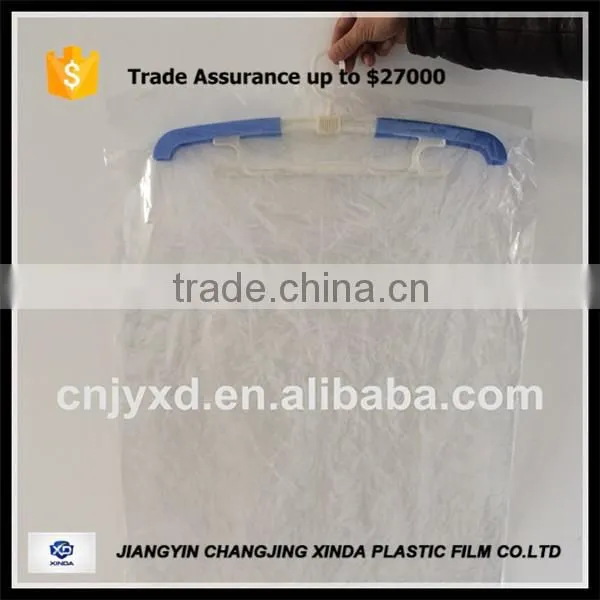practical garment plastic bag for suit