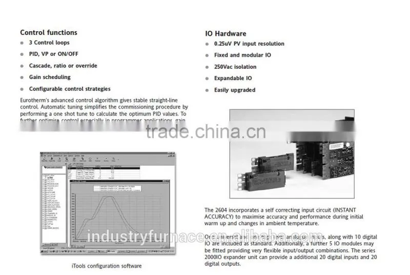 HOT SALE Industrial process controller control both furnace temperature, carbon potential and quenching