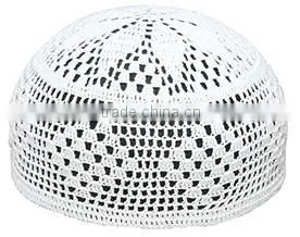 Wholesale sales of pure cotton Muslim style of making handmade crochet hats