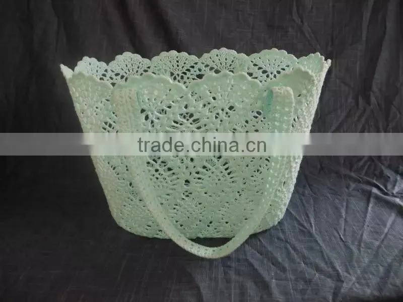 2016 new style hot selling and natural 100% hand making cheap basket with handles