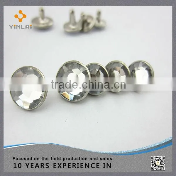 Fashion mini jeans rivet with pearl