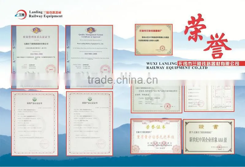 high strength railway fastening system railway bolt and nut