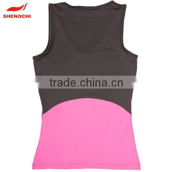 wholesale Ladies Custom Blank polyester Gym Singlets