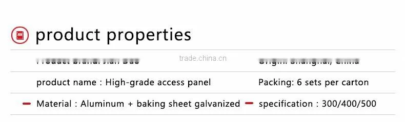 Gypsum Access Panel with steel rope hooker