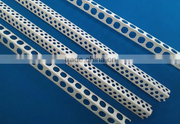 Building material PVC corner protector strip , PVC Angle Bead , PVC corner guard