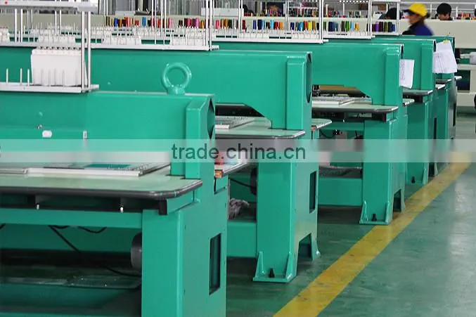 1200 rpm 20 Heads 9 Needles Computerized Flat Embroidery Machine