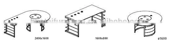 Shining design executive desk furniture,cheap MDF desks furniture