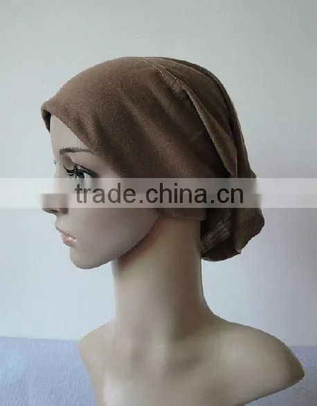 C001 plain tube underscarf,cotton underscarf and hats