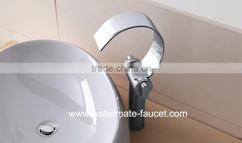 double handle bathroom waterfall faucet wasserfall wasserhahn