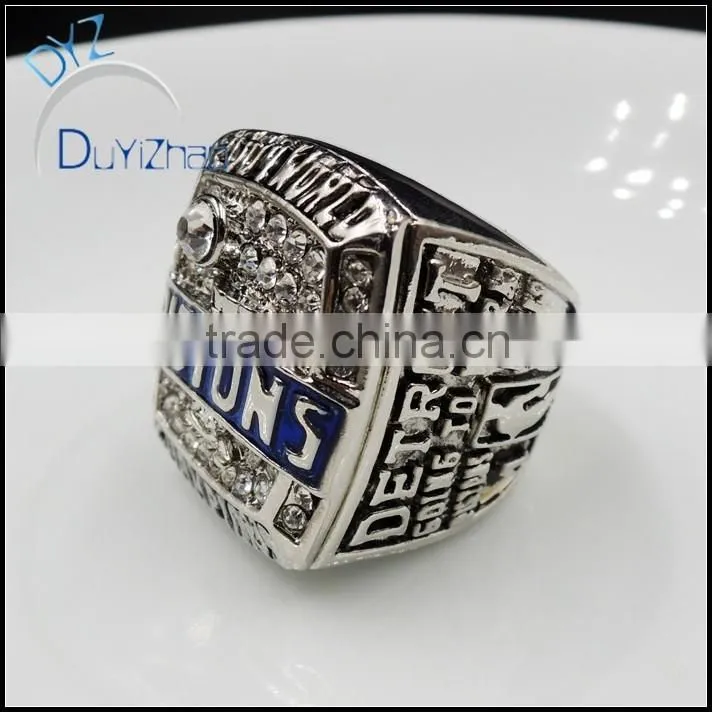 factory cheap custom own logo hip hop champion ring