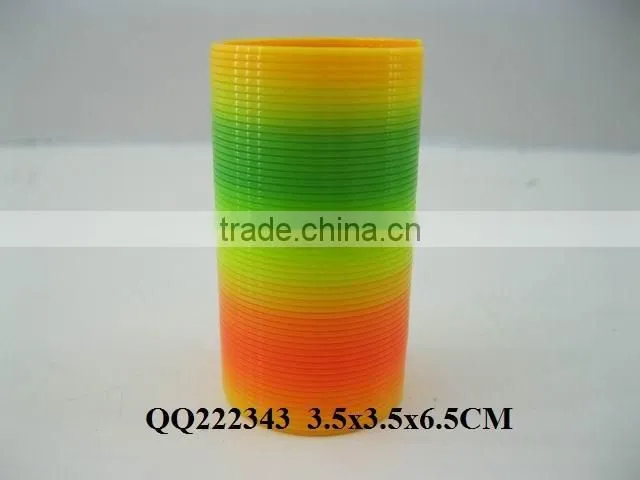 6.5*6.2CM Rainbow ring,plastic toy rainbow ring,toys rainbow ring
