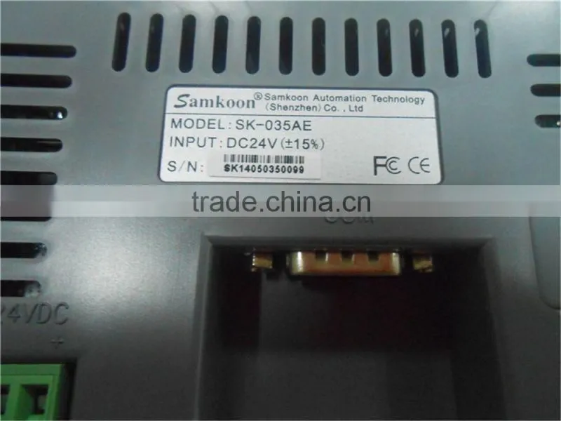SK-050AE china samkoon 480*272 5 inch hmi touch screen panel