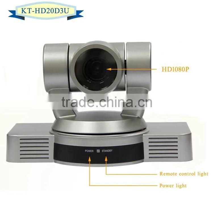 USB 3.0 10x Optical FULL HD Color Video PTZ conference system camera for hospital
