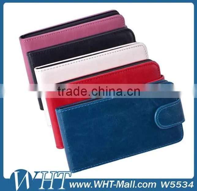 Leather Flip Cover Case for LG L70, for LG Optimus L70 Flip Case