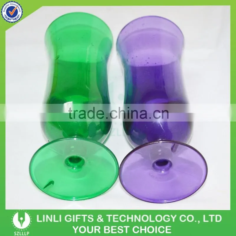 Custom Novelty Beer Promotion Colorful Plastic Drinking Hurricane Cups