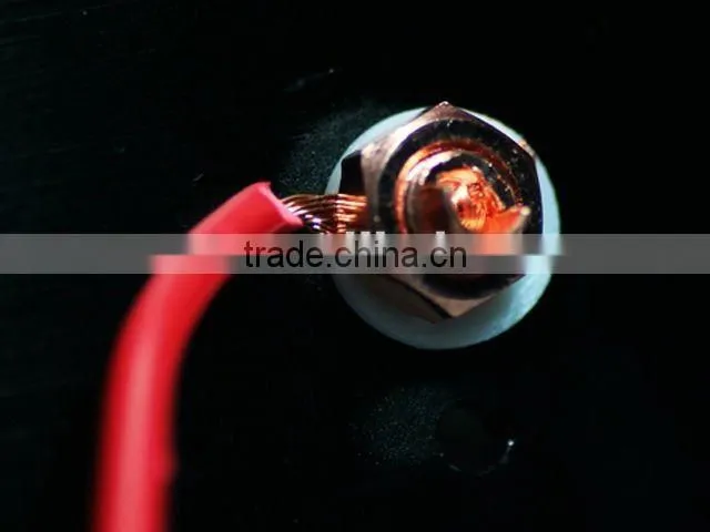 99.998 red copper 2 way Speaker Connector Wall Plate