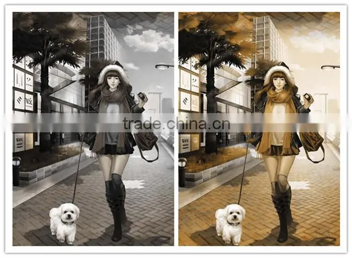 printed film For Semi PU leather