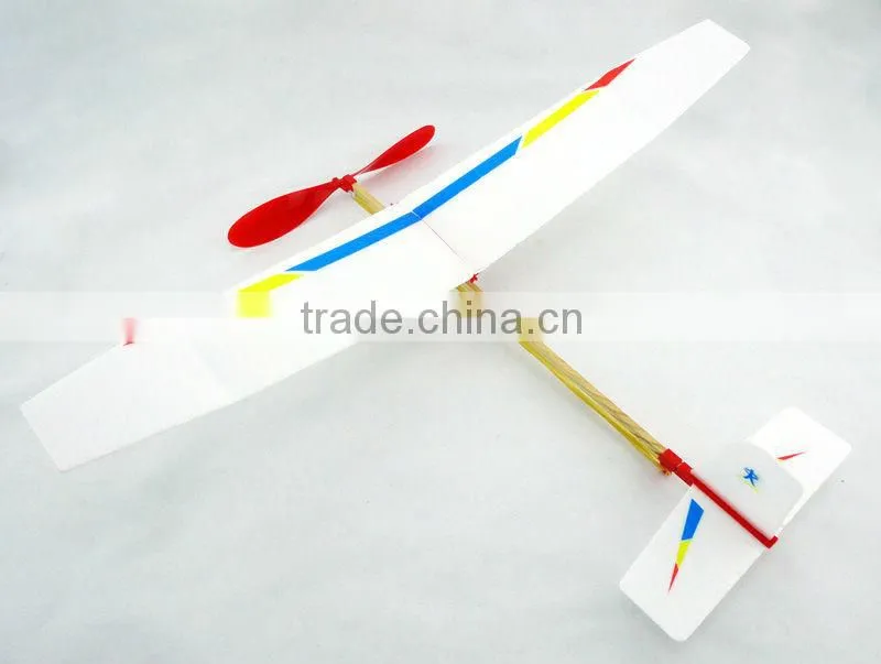 Sky Touch Rubber Powered Plane Educational Toy Rubber Band Plane