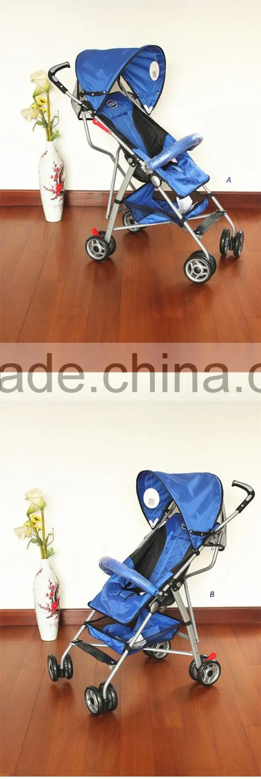 European standard style Deluxe Baby Stroller /baby jogger stroller /folded Aluminum tube stroller