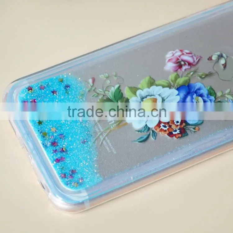 Customs Designs TPU Liquid Cell Phone Case Cover for Huawei P8 P9