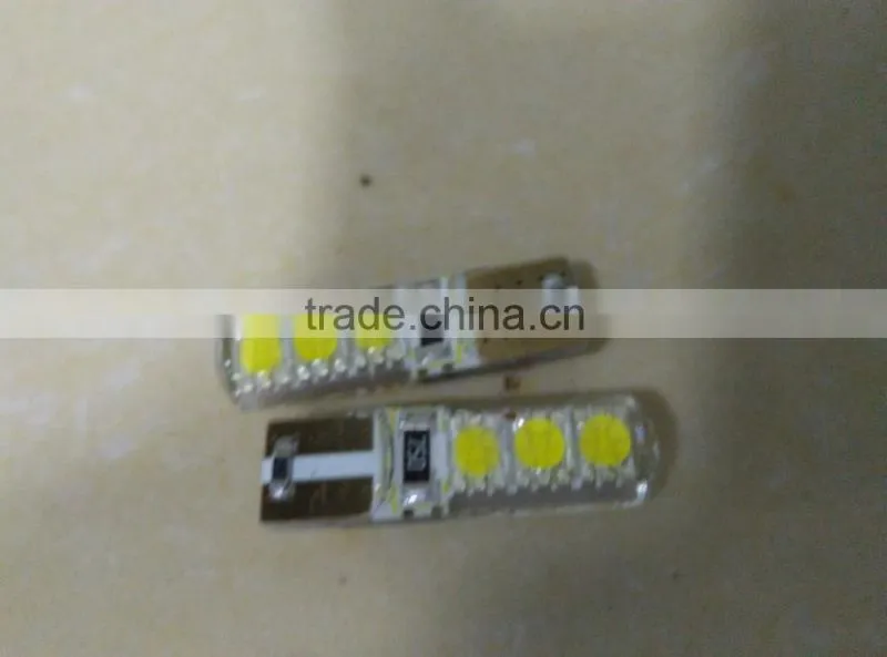 New style T10 W5W Silica COB 6SMD High Power 194 168 t10 led light