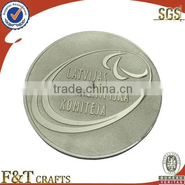 high end producer die struck sport honner award gold metal coin for souvenir