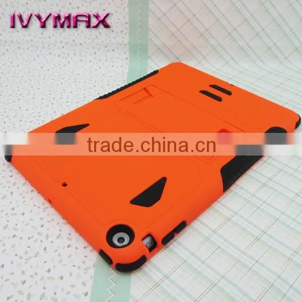 Alibaba express heavy duty armor rugged hybrid kickstand protective cover case for ipad air 9.7 inc tablet pc cover