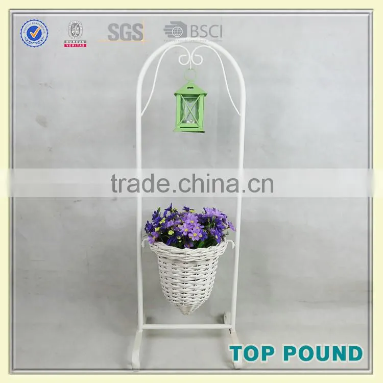 TOP POUND Willow Metal candle lanterns garden accessories