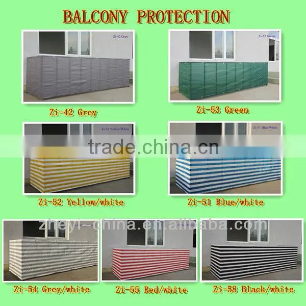 Home Garden Wind Screen Retractable Side Awning