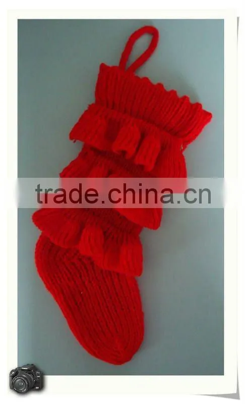 New arrival knit christmas stocking