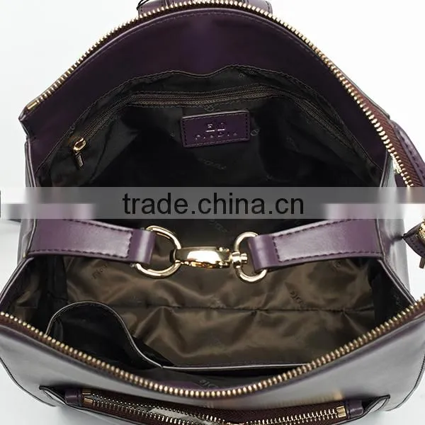 Leading new trend ladies elegant fashion university leather backpack
