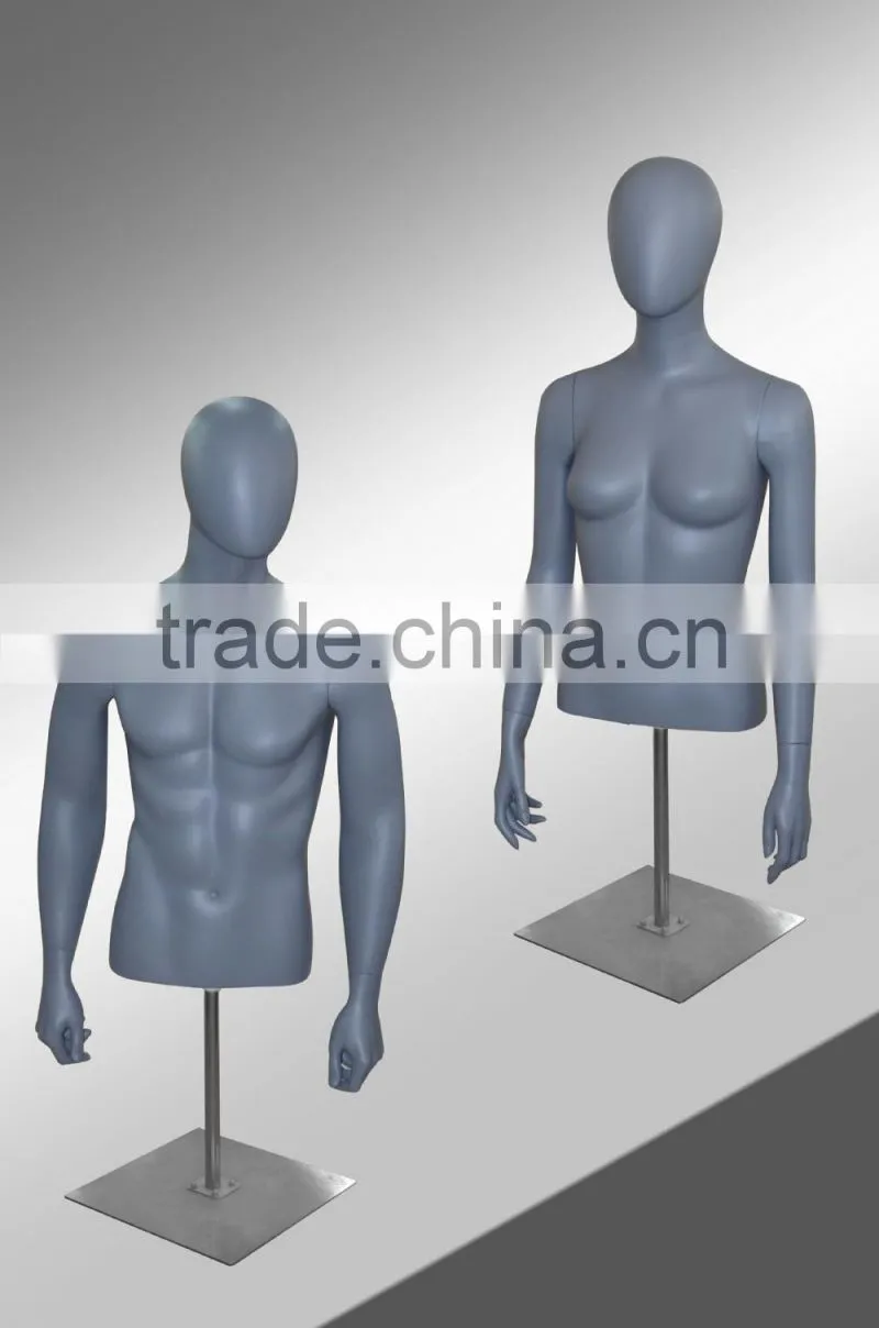 New Design Half-Body Mannequin with Base Plate