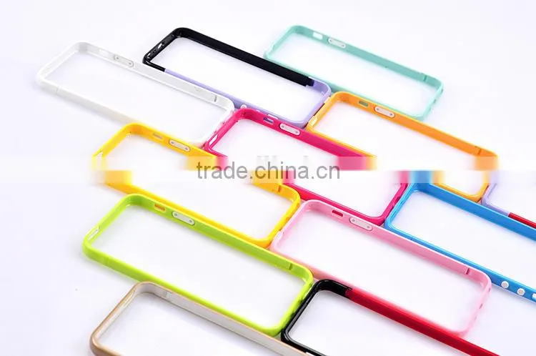 Fashionable design custom cell phone cover case for iphone6 6s bumper frame case