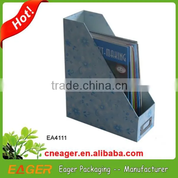 Decorative cardboard file folder 53*51*34, custom logo paper cardboard file folder