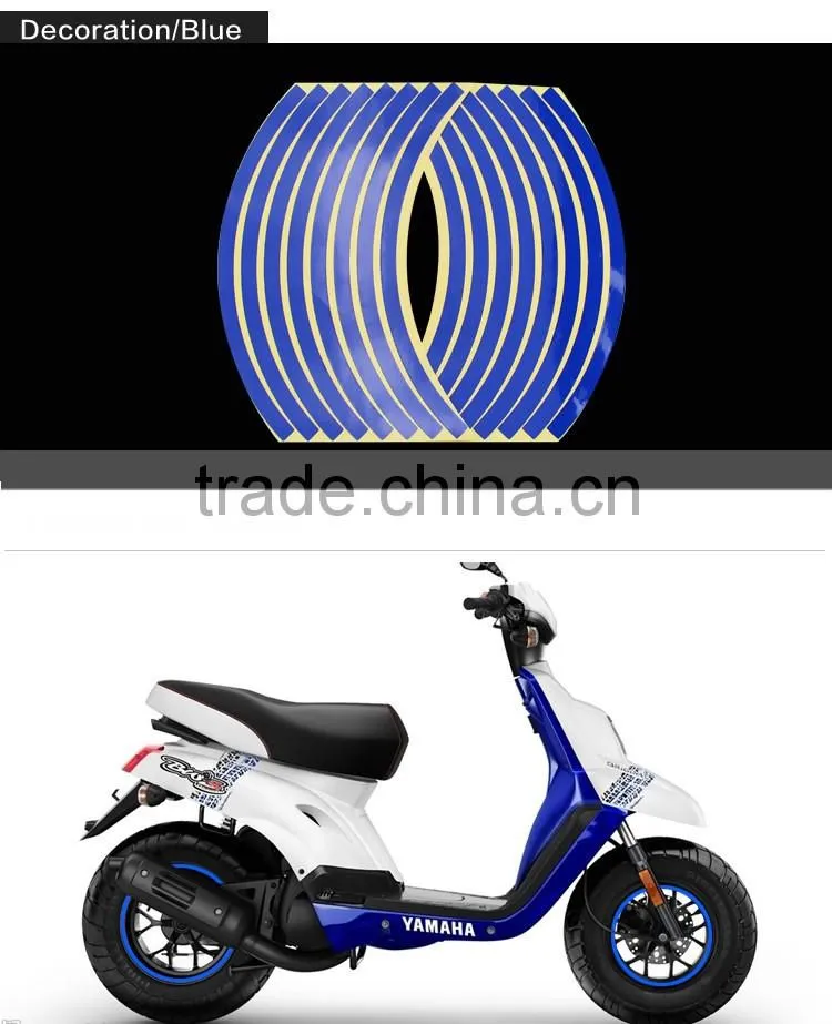 10 inches scooter rim sticker