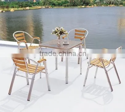 Rectangular mental coffee shop dining bar table YT3