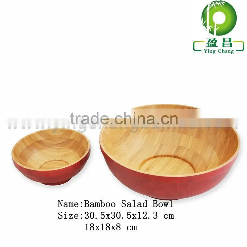 Bamboo lacquer bowls fruit bowl natural living bamboo salad bowls