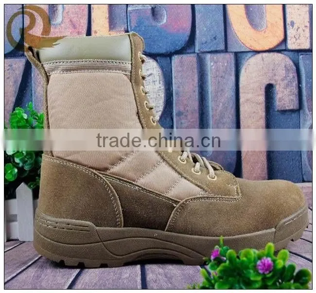 Wholesale cheap price genuine leather tactical gear boots
