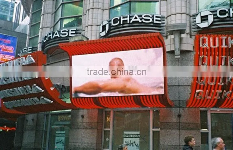 electronic outdoor led display screen full color p16mm message led displayer DIP for shopping mall advertising