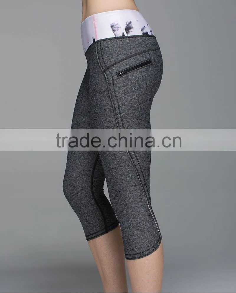 Fashion design top workmanship nylon and spandex yoga tight for women wholesale yoga pants