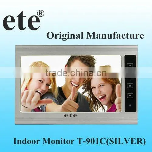 9 inch 4 wired waterproof ccd camera multi apartment commax video intercom system