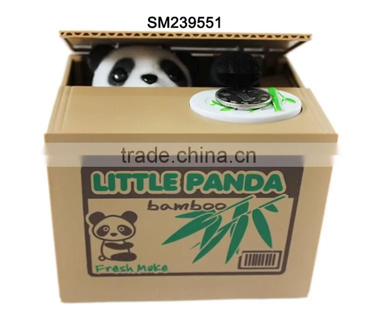Children gift coin bank maze saving box oem plastic money box