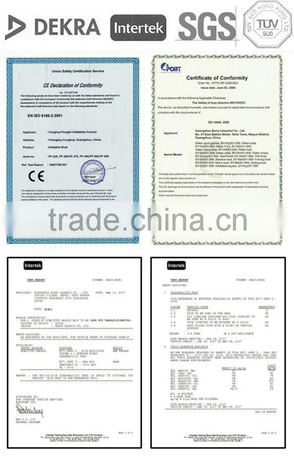 Transparant TPU/PVC inflatable balls For Sale