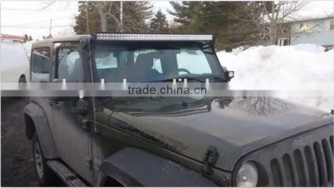 2015 New Led light bar mount with 50inch led light bar,two 4"pod!