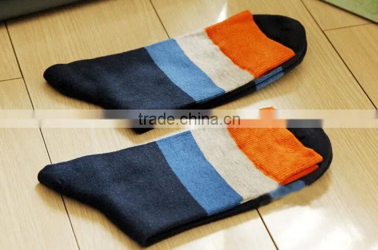 2014 100 Cotton Men Dress Socks