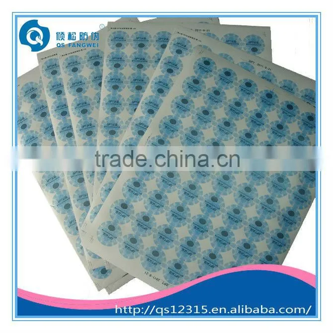 Matt silver adhesive labels