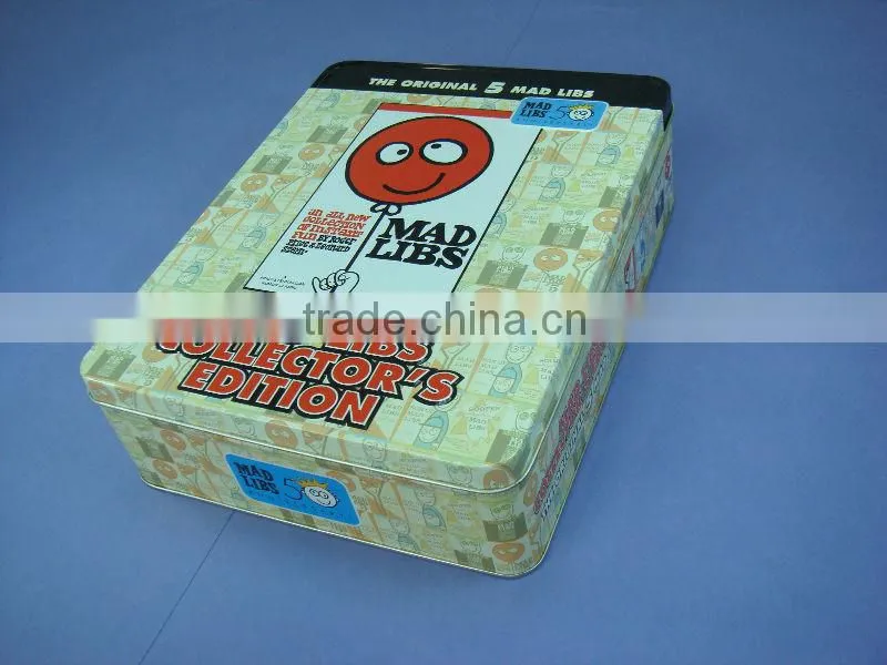 rectangular cookies&gift tin box
